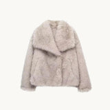 Veste fausse fourrure chic