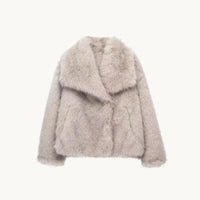 Veste fausse fourrure chic