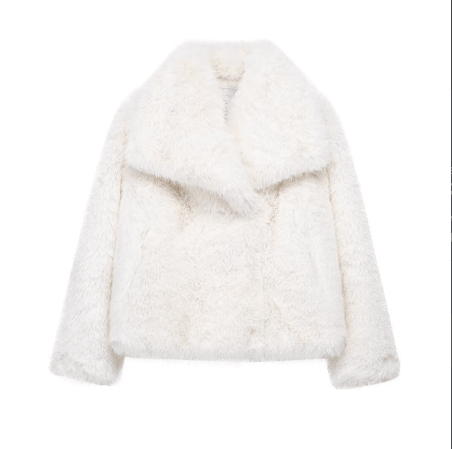 Veste fausse fourrure chic
