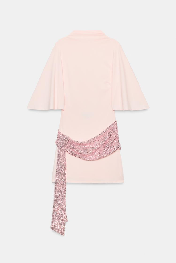 Robe Longue Rose Dos Nu Élégance
