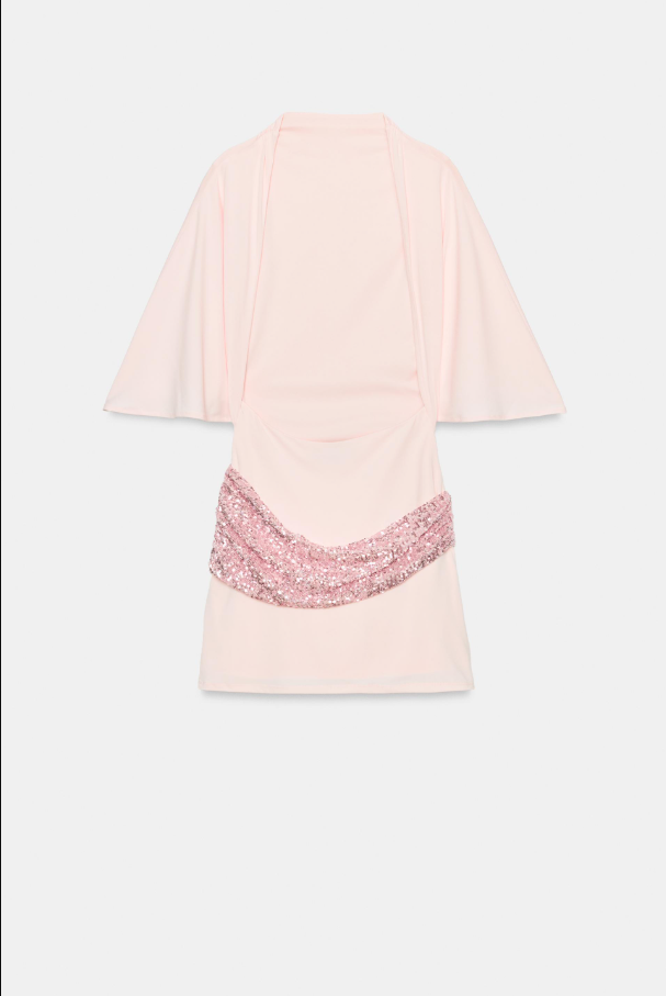 Robe Longue Rose Dos Nu Élégance