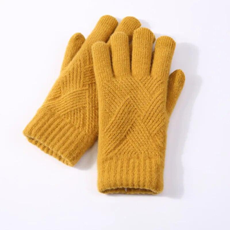 Gants en maille unis – vue 12