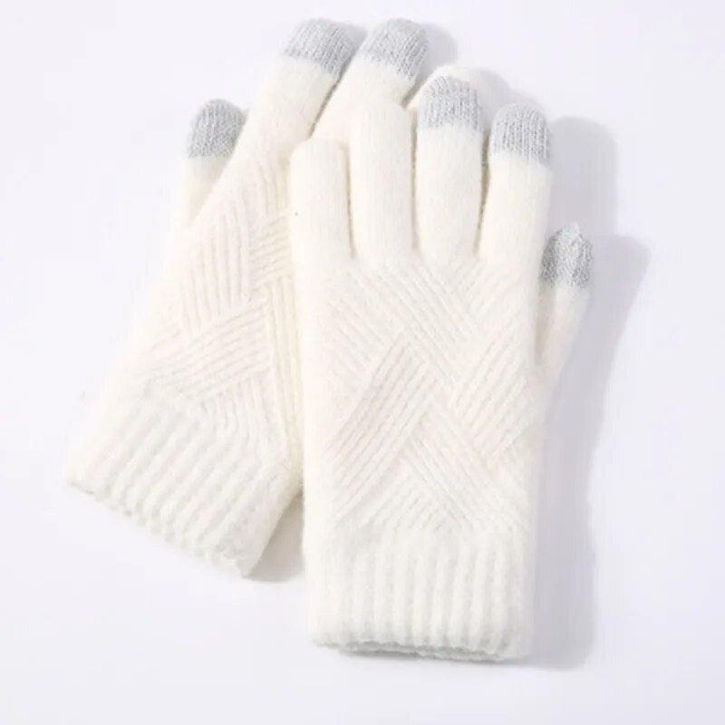 Gants en maille unis – vue 8