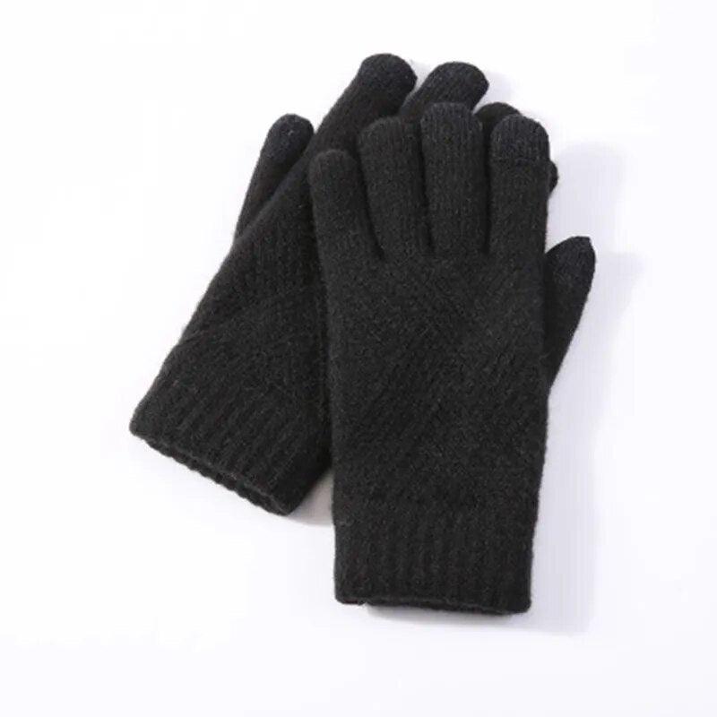 Gants en maille unis – vue 16