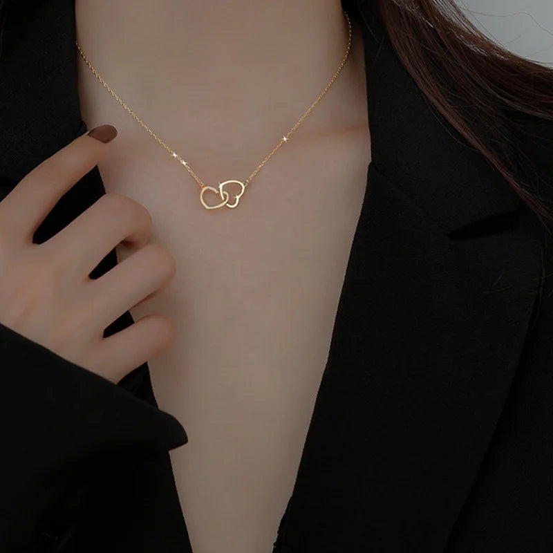 Collier pendentif cercle scintillant – vue 13