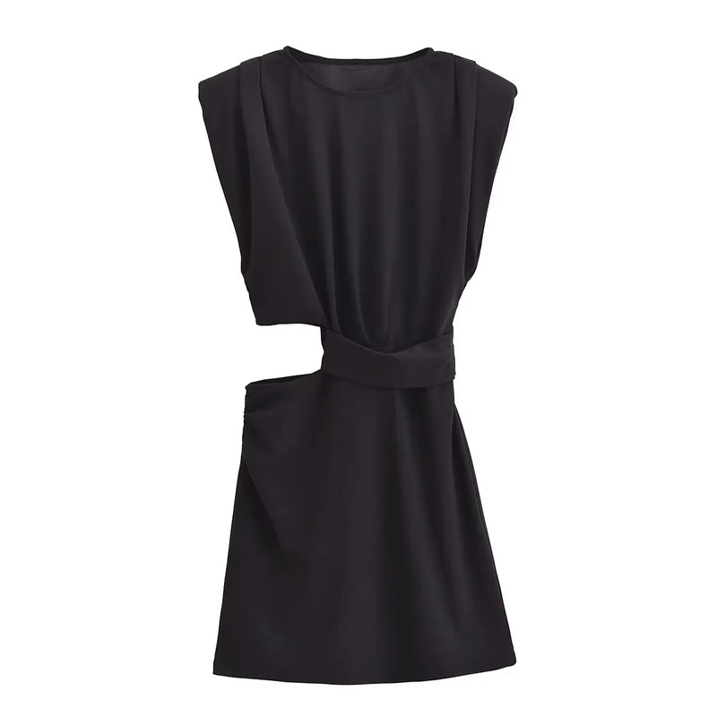 Robe Mini Asymétrique d'Été