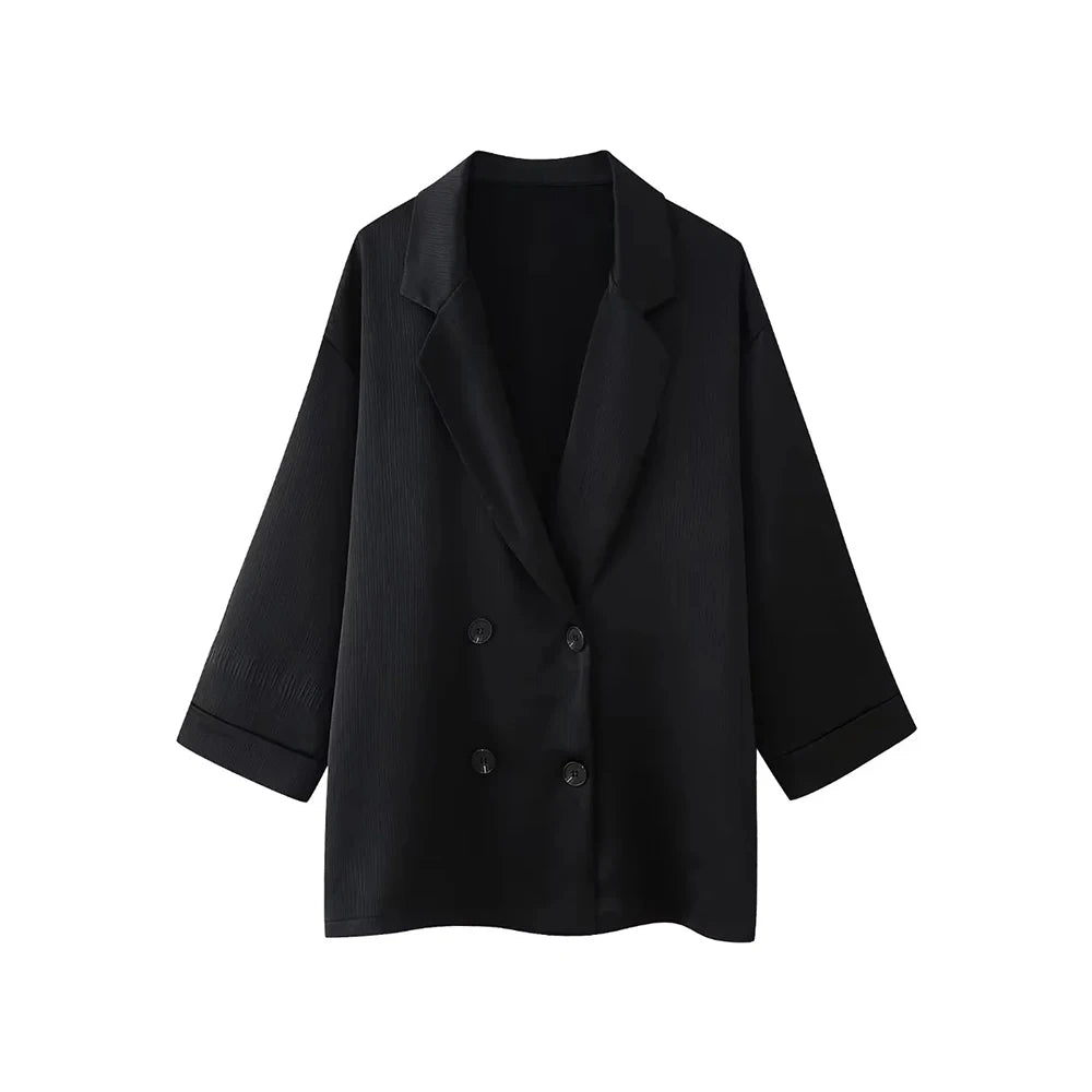 BLAZER EFFET PLISSÉ