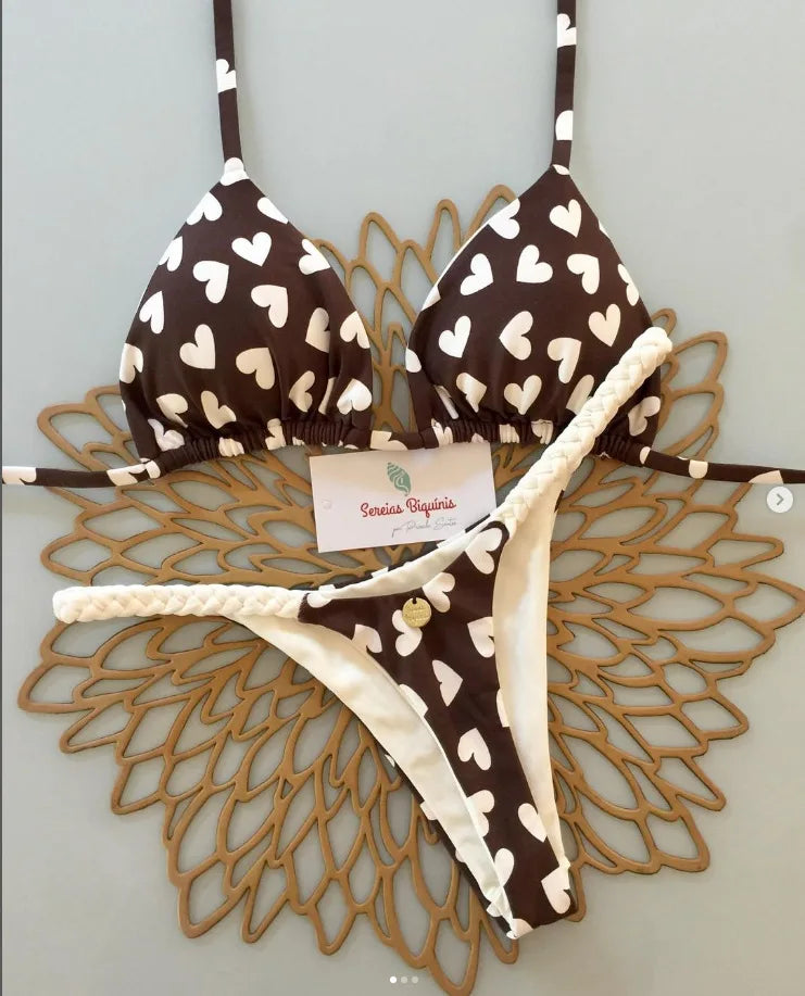 Instinct Léopard – Bikini Imprimé Sauvage à Lacets