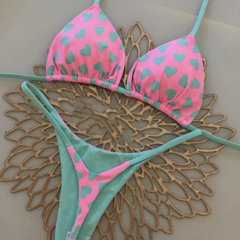 Instinct Léopard – Bikini Imprimé Sauvage à Lacets