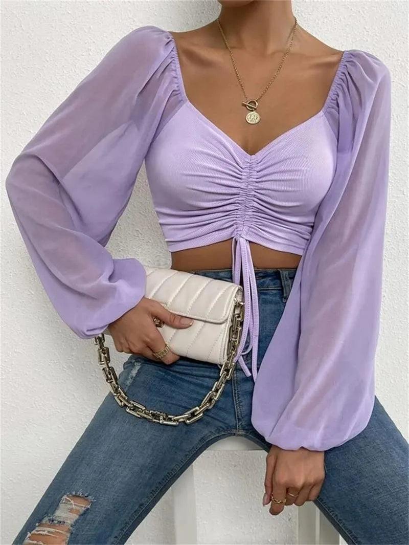 Tops Puff Femmme - Eleganceparis 