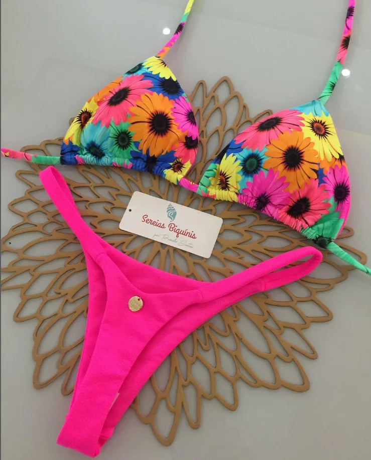 Instinct Léopard – Bikini Imprimé Sauvage à Lacets