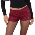 Short femme à paillettes
