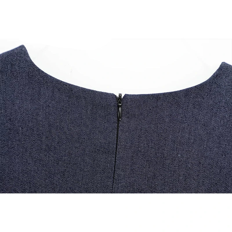 Robe Midi Plissée - Style Décontracté Femme