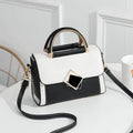 Sac cabas en simili cuir lisse – blanc