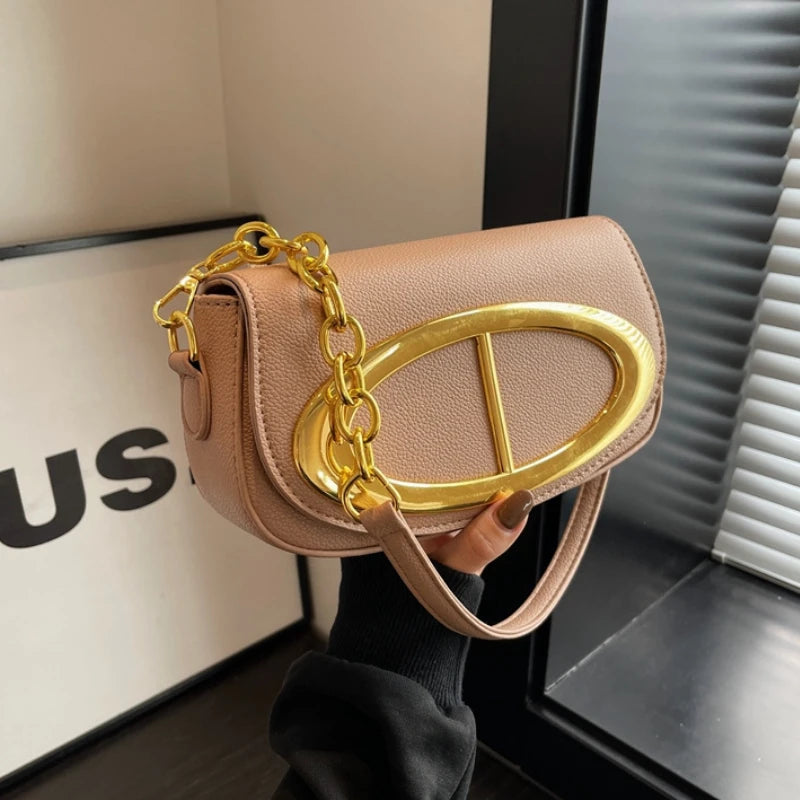 Sac selle à bandoulière chaîne – vue 2
