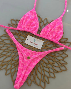 Instinct Léopard – Bikini Imprimé Sauvage à Lacets