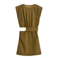 Robe Mini Asymétrique d'Été