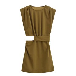 Robe Mini Asymétrique d'Été