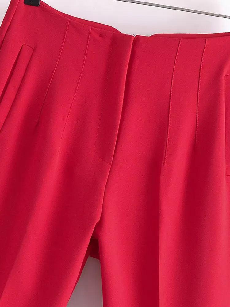 Pantalon chino femme taille haute – vue 6