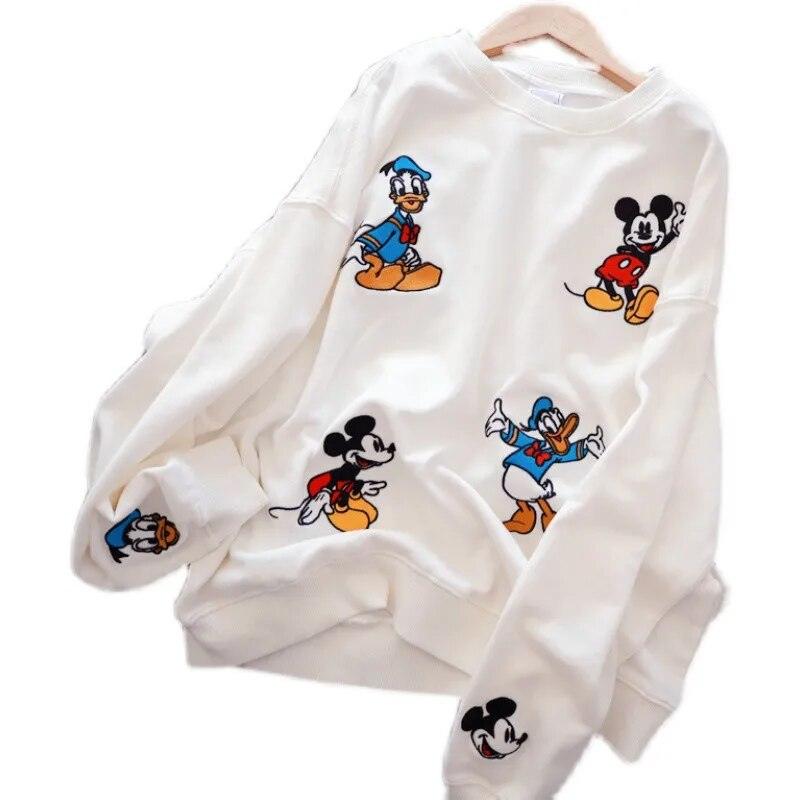 Pull brodé Mickey Mouse and Donald Duck - Eleganceparis 