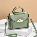 Sac à main à rabat et boucle – vert