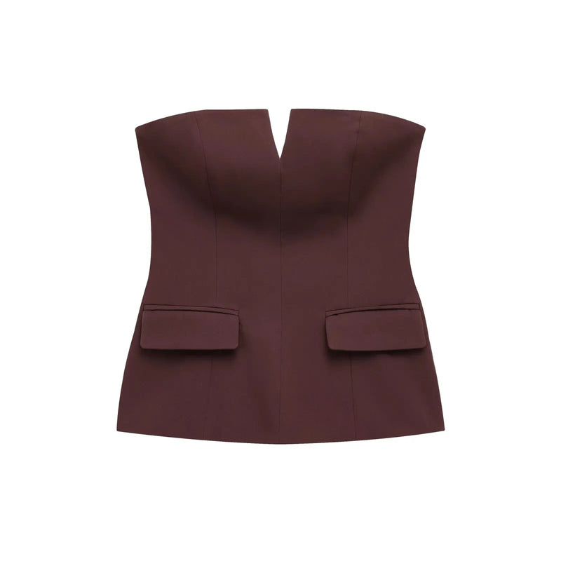 Chic Essential – Top Sans Manches à Poches