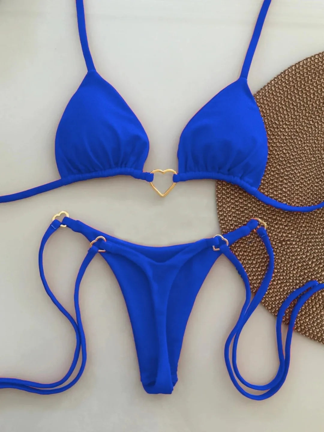 Éclat Rosé – Bikini à lacets deux pièces