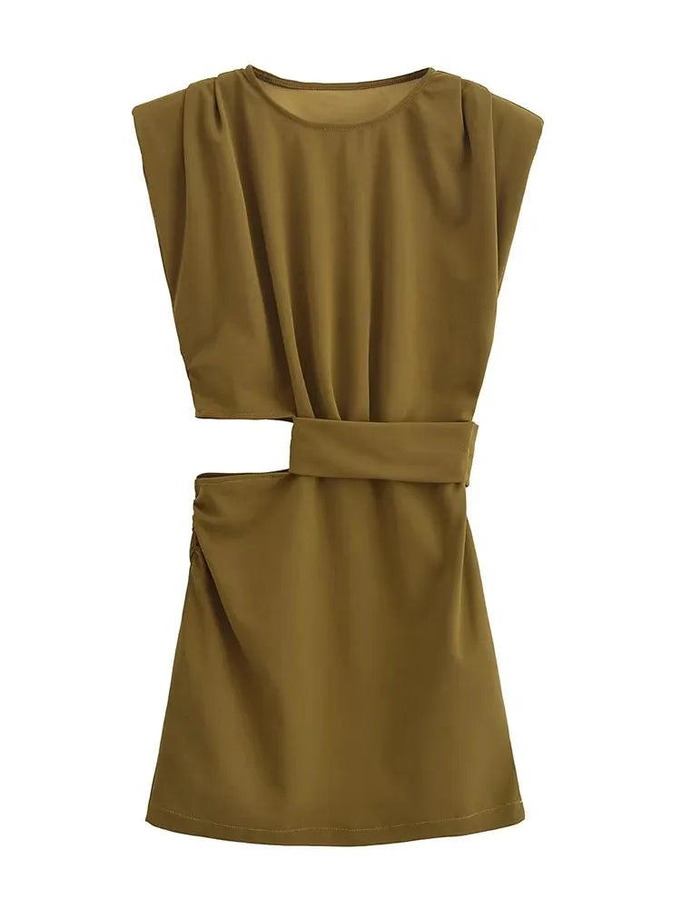 Robe Mini Asymétrique d'Été