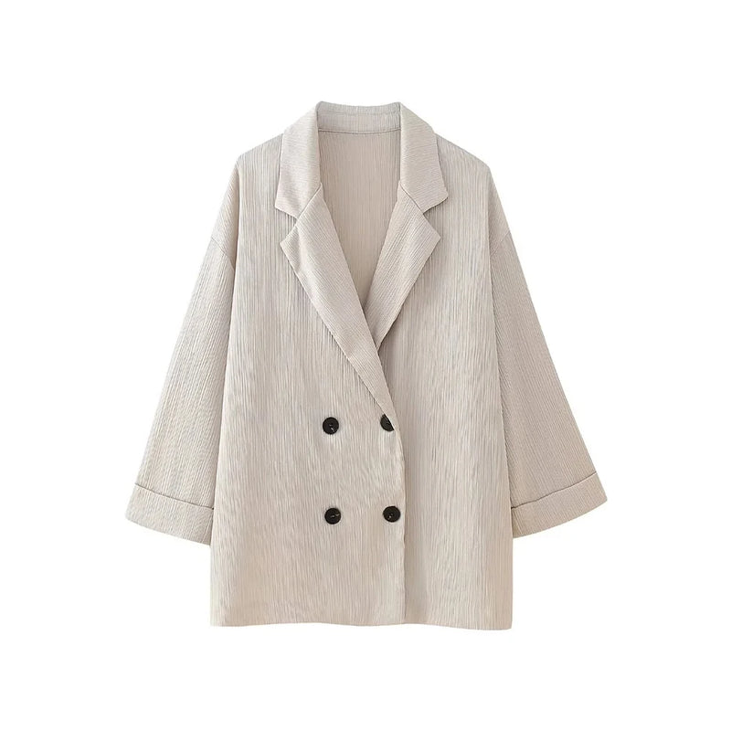 BLAZER EFFET PLISSÉ