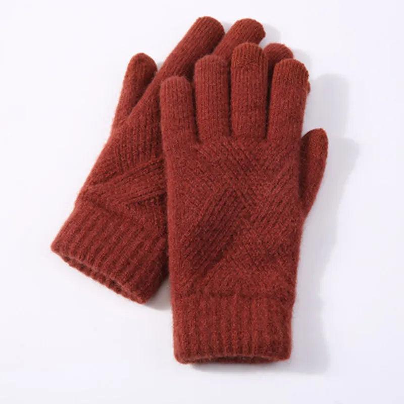 Gants en maille unis – vue 11