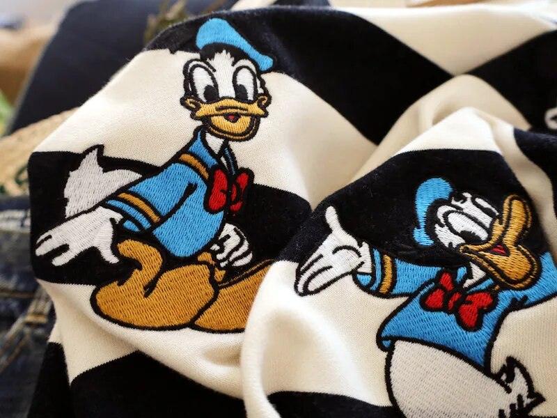 Pull brodé Mickey Mouse and Donald Duck - Eleganceparis 