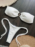 Évasion Élégante – Bikini Tricoté Sans Armature