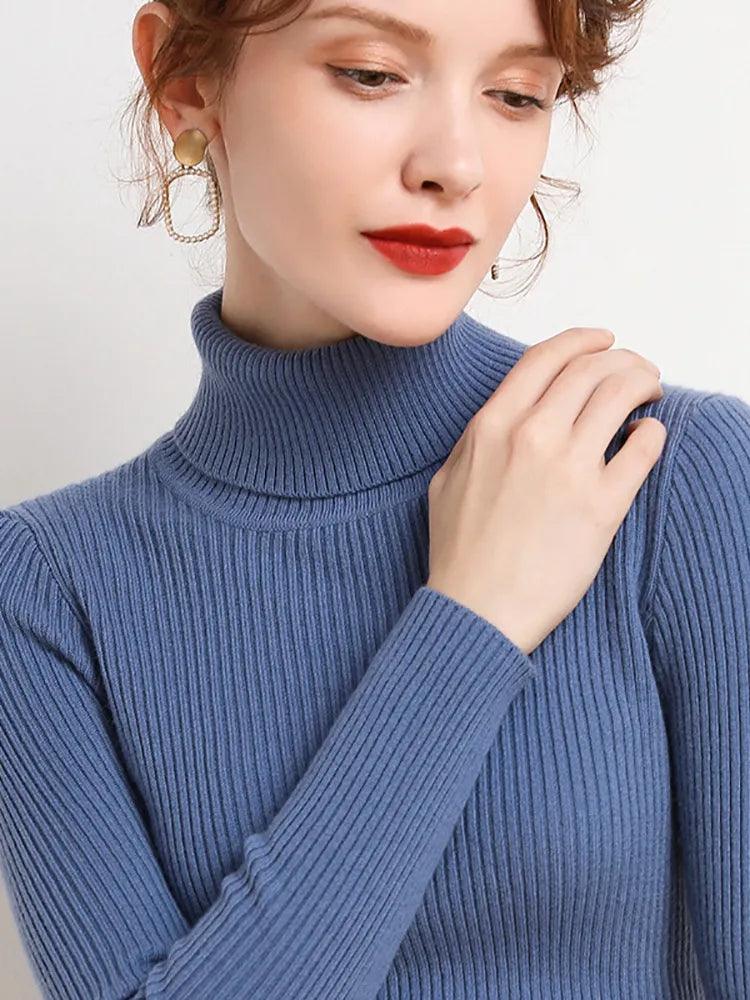 Pull col roulé Soft