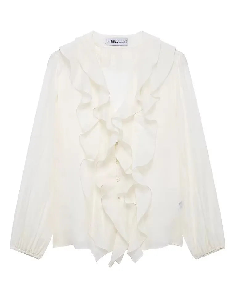Soft Flow – Chemise Légère en Chiffon pour l’Été