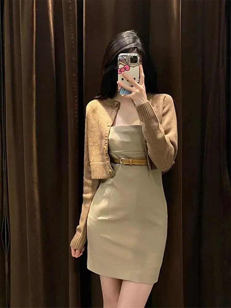 Robe à bretelles en Patchwork