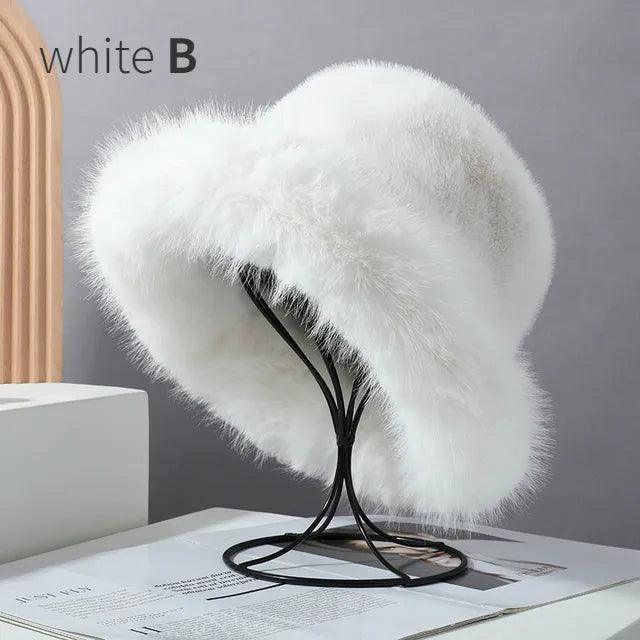 Bob en fausse fourrure – blanc