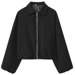 Veste courte « Sporty Chic » – Zippée femme