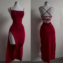 Robe Longue à Encolure Slash - Style Streetwear Femme