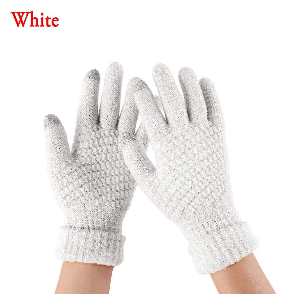 Gants en maille extensible