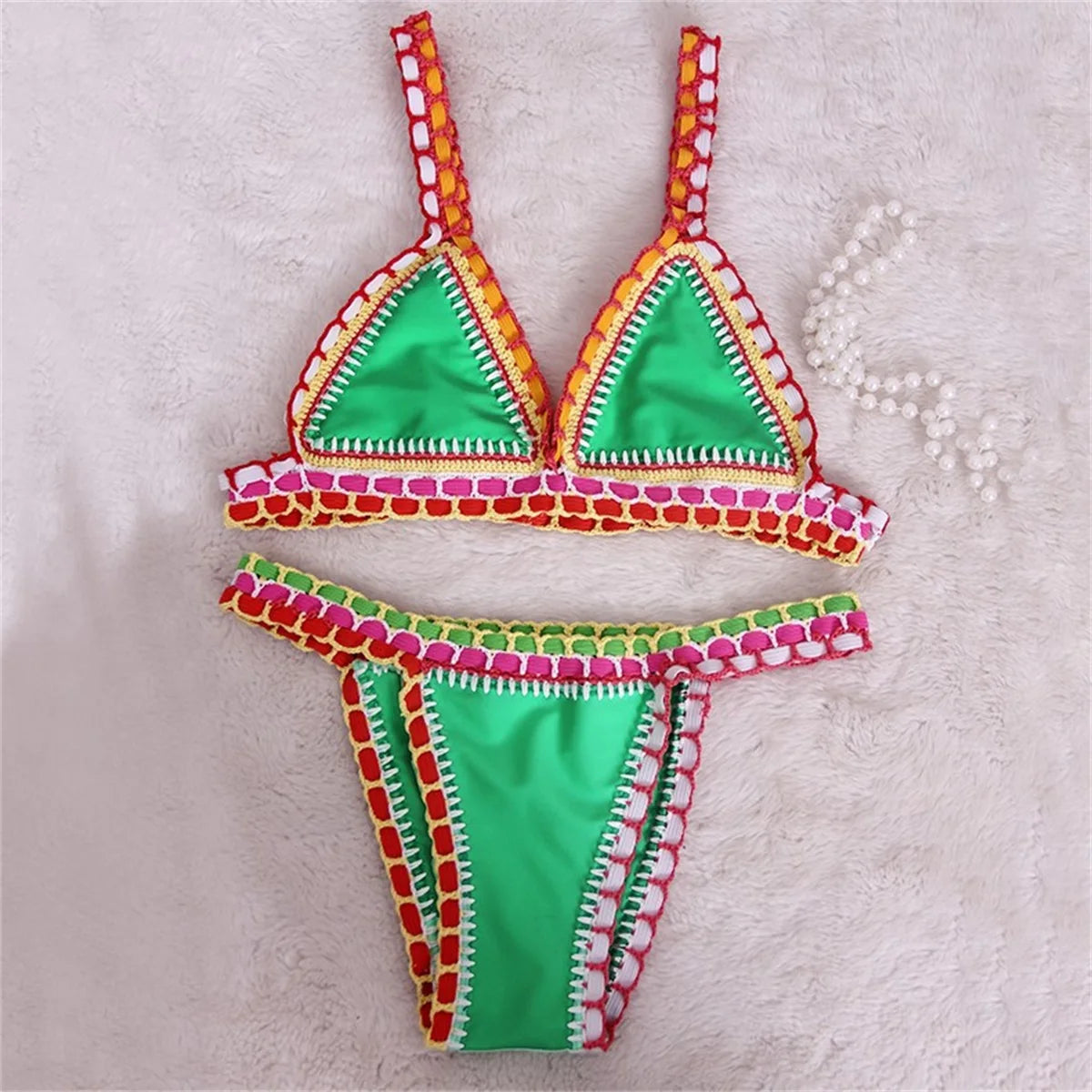 TropicFit – Bikini Triangle Imprimé Femme