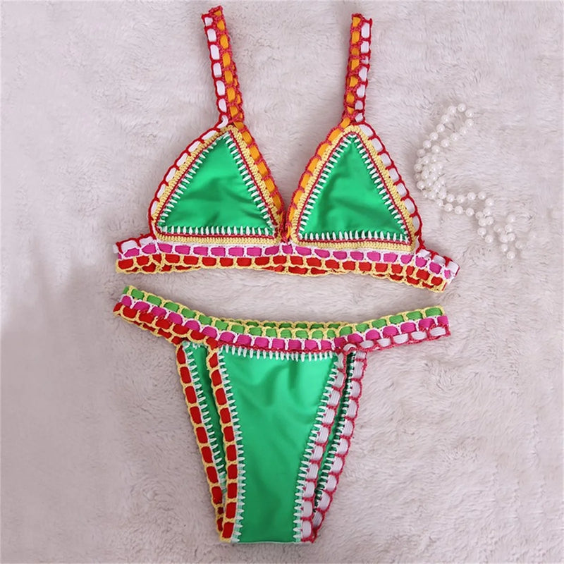 TropicFit – Bikini Triangle Imprimé Femme