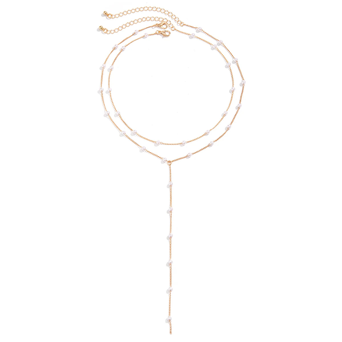 Collier trendy à perles simulées – Élégance et raffinement – vue 5
