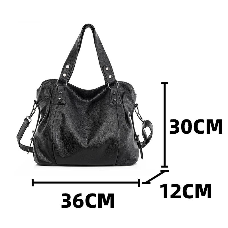 Grand sac cabas en simili cuir – vue 6