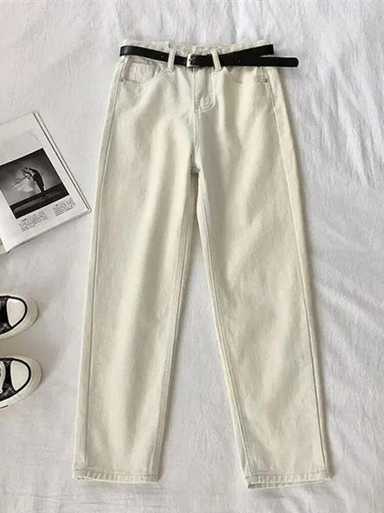 Jean carotte taille haute longueur cheville – vue 2