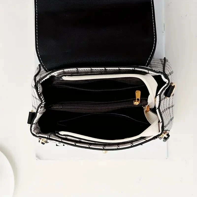 Le Flap Élégance - Sac en PU pour Femme