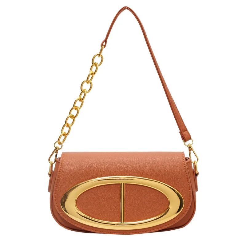 Le Saddle Élégance - Sac à Bandoulière Chic
