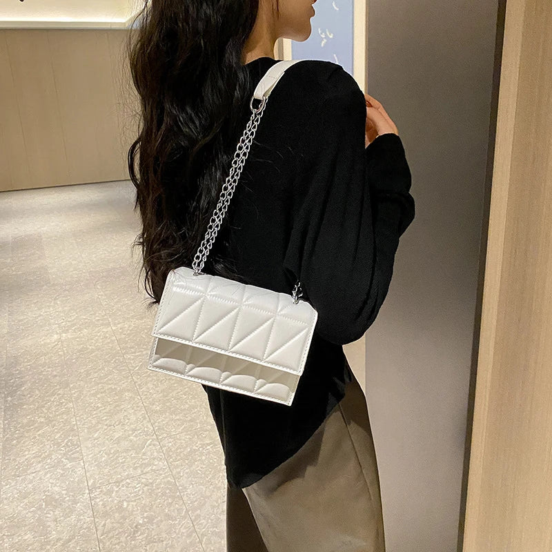 Sac à rabat minimaliste à chaîne – vue 2