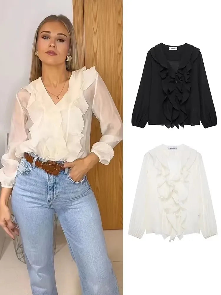 Soft Flow – Chemise Légère en Chiffon pour l’Été