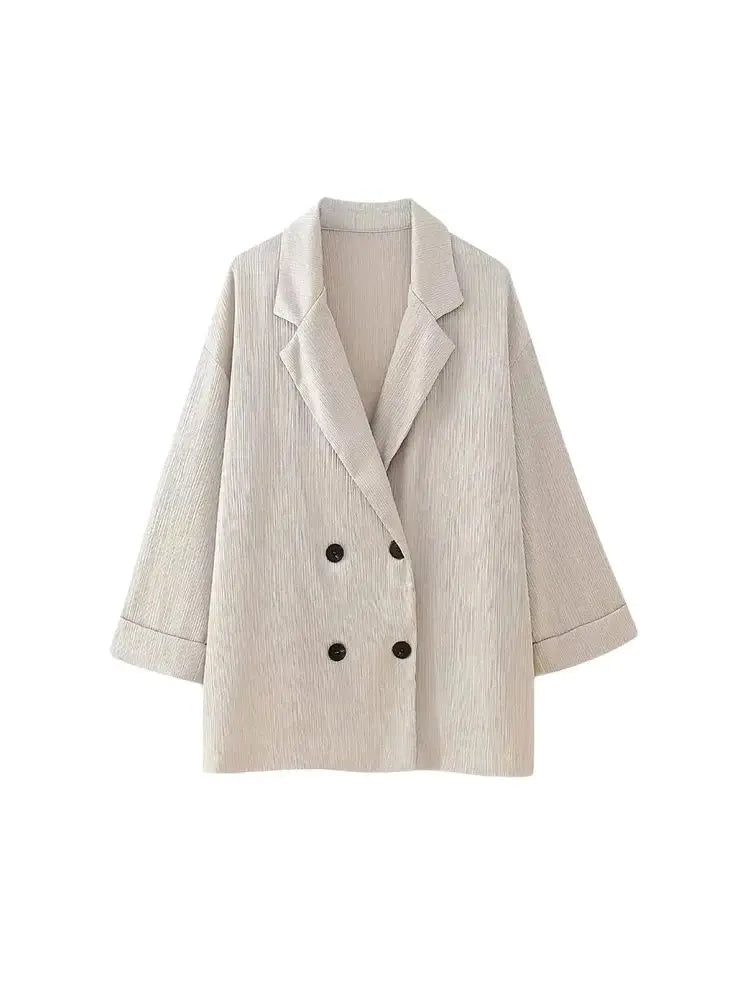 BLAZER EFFET PLISSÉ