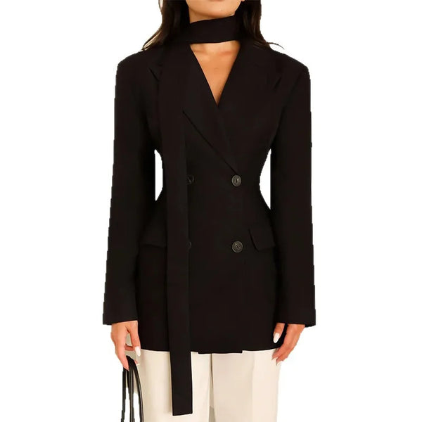 Blazer femme double boutonnage – Élégance High Street automne/hiv